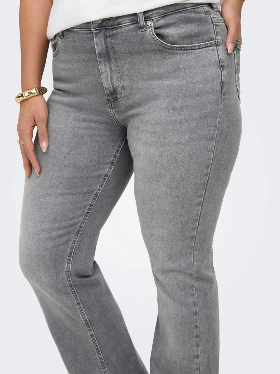 CARWILLY Krój flared Jeans