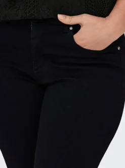 CARWILLY Średnia talia Krój capri skinny Jeans