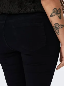 CARWILLY Średnia talia Krój capri skinny Jeans