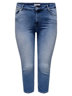 CARWILLY Średnia talia Krój capri skinny Jeans