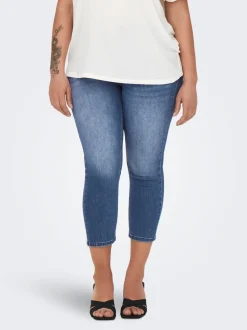 CARWILLY Średnia talia Krój capri skinny Jeans