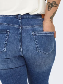 CARWILLY Średnia talia Krój capri skinny Jeans