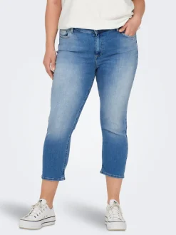 CARWILLY Średnia talia Krój capri skinny Jeans