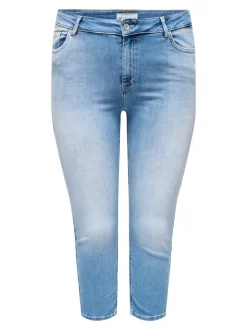 CARWILLY Średnia talia Krój capri skinny Jeans