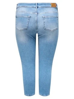 CARWILLY Średnia talia Krój capri skinny Jeans
