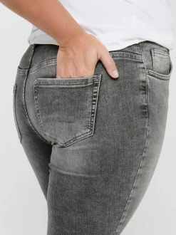 CARWILLY Regularna talia Krój skinny Do kostek Jeans
