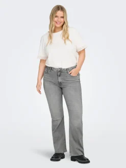 CARWILLY Wysoka talia Krój flared Jeans