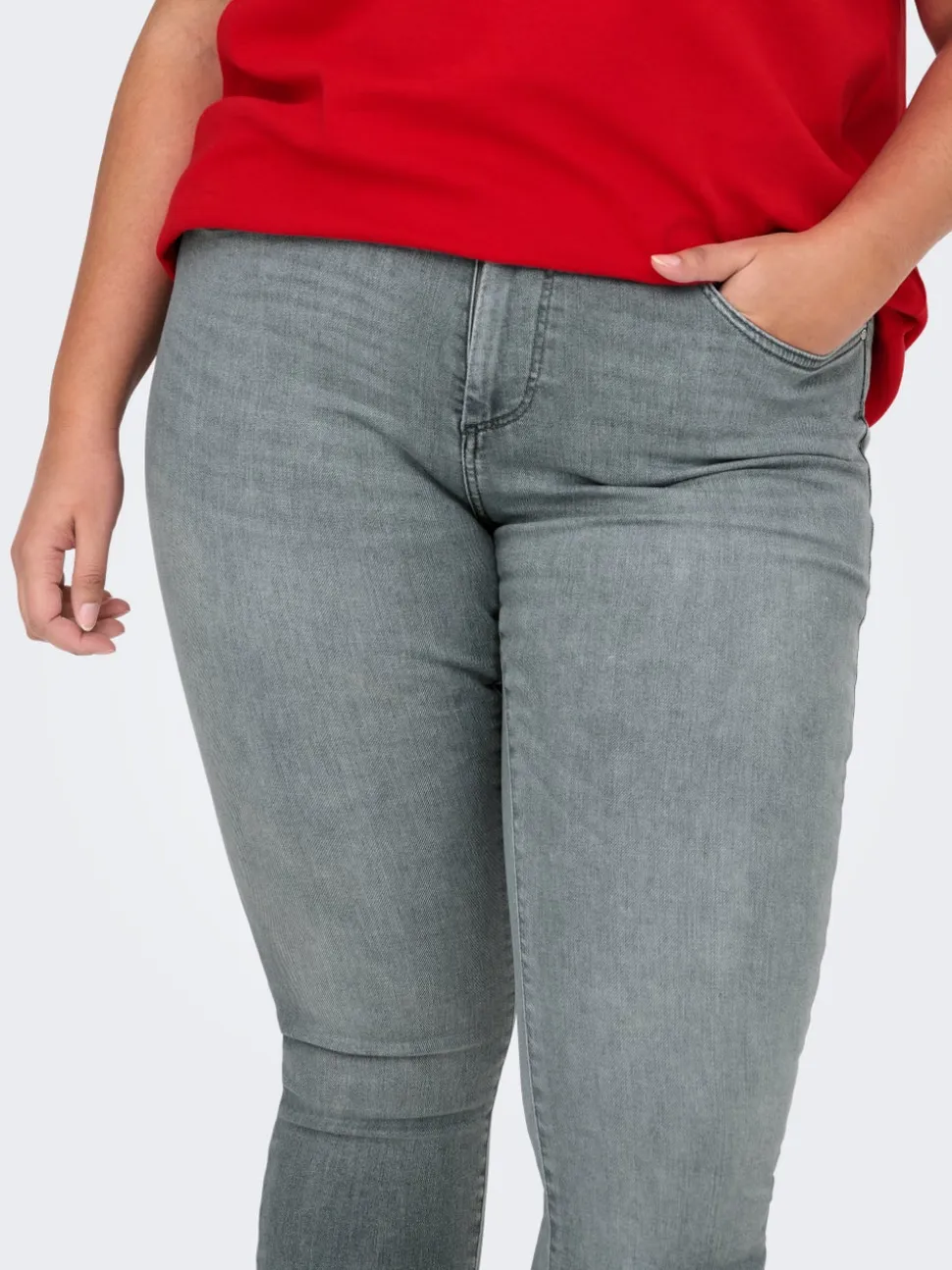 CARWILLY WYSOKI STAN REGULARNE SKINNY FIT JEANS