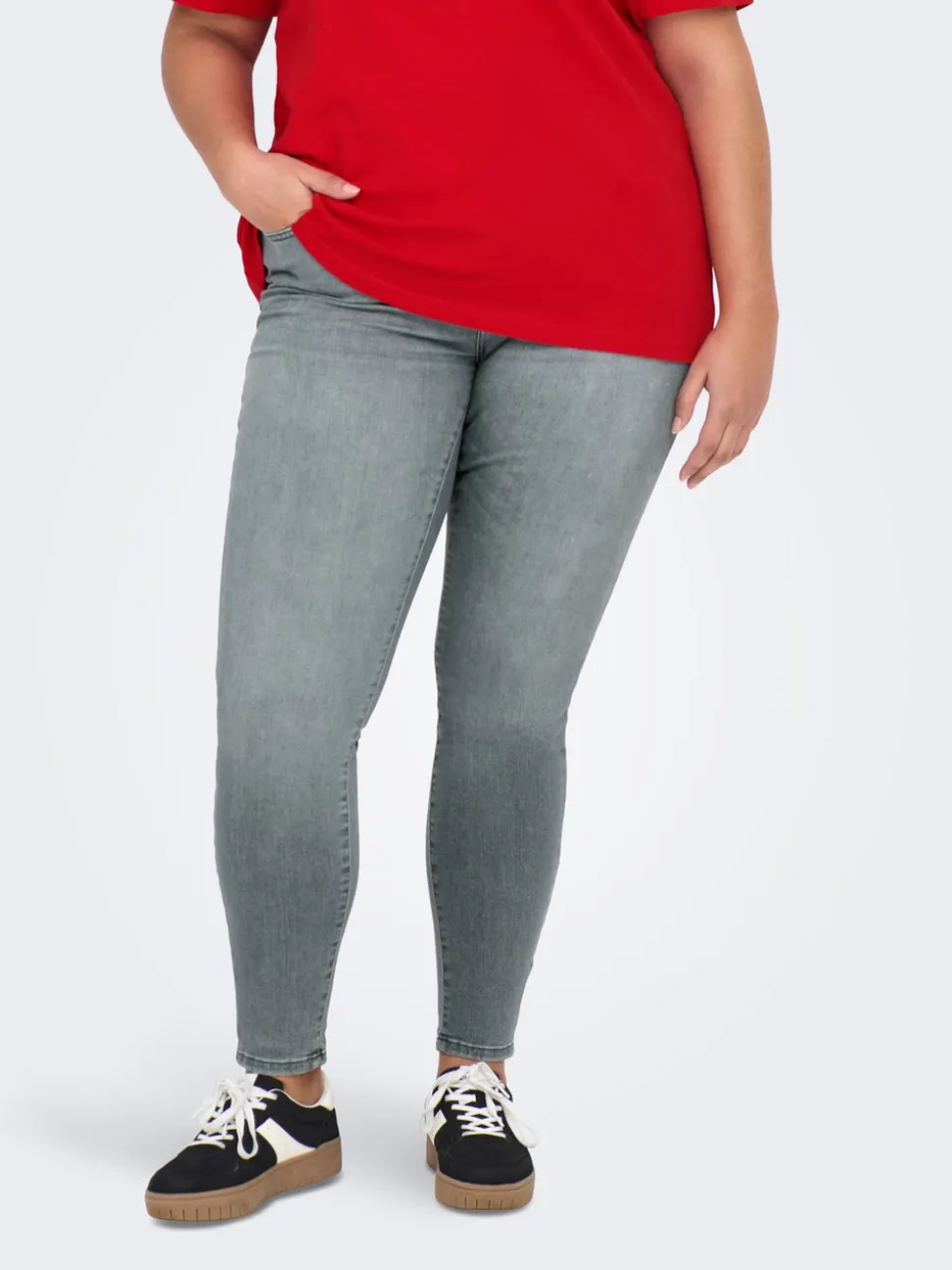 CARWILLY WYSOKI STAN REGULARNE SKINNY FIT JEANS