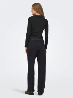 JDYGEGGO Wysoka talia Krój wide leg Jeans