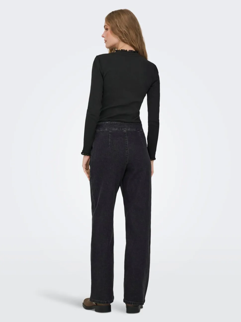 JDYGEGGO Wysoka talia Krój wide leg Jeans