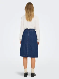 JDYOLIVIA Jeans Spódnica jeansowa Długa spódnica
