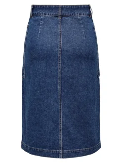 JDYOLIVIA Jeans Spódnica jeansowa Długa spódnica
