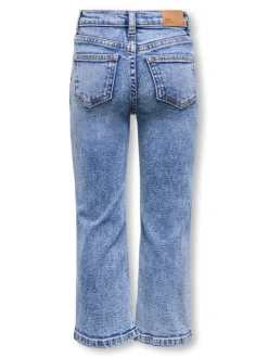 KMGJUICY Średnia talia Krój wide leg Jeans