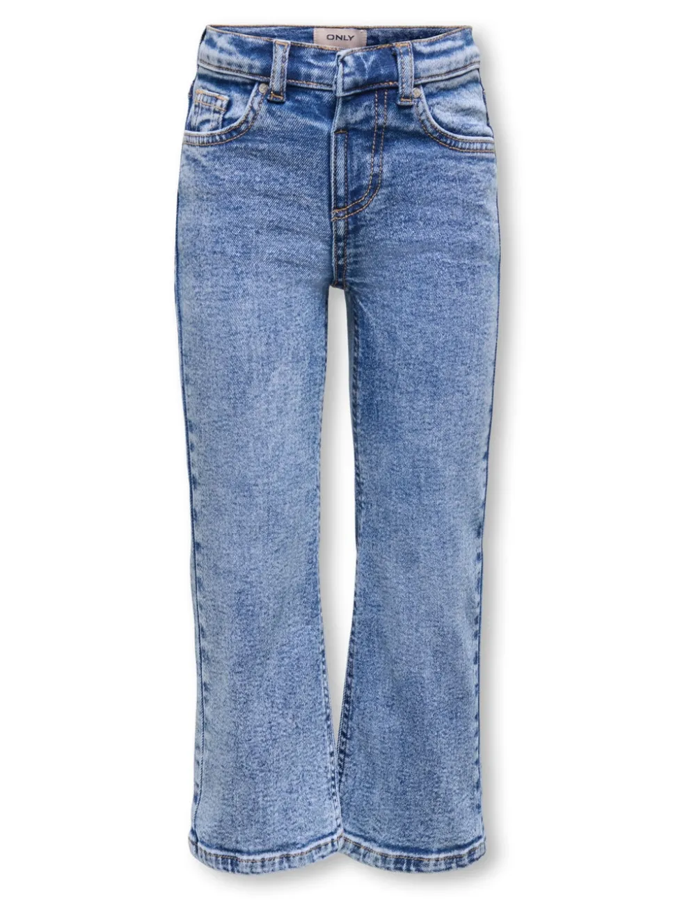 KMGJUICY Średnia talia Krój wide leg Jeans