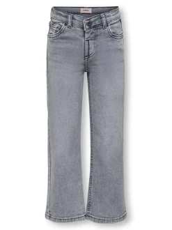 KMGJUICY Średnia talia Krój wide leg Jeans