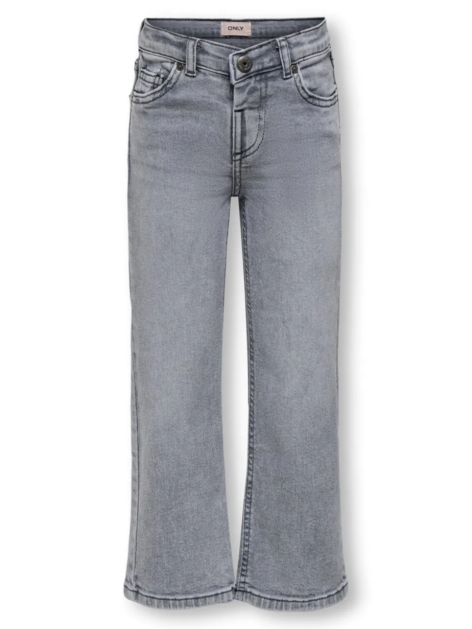 KMGJUICY Średnia talia Krój wide leg Jeans