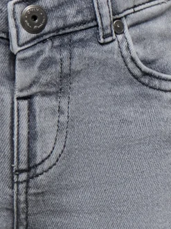 KMGJUICY Średnia talia Krój wide leg Jeans