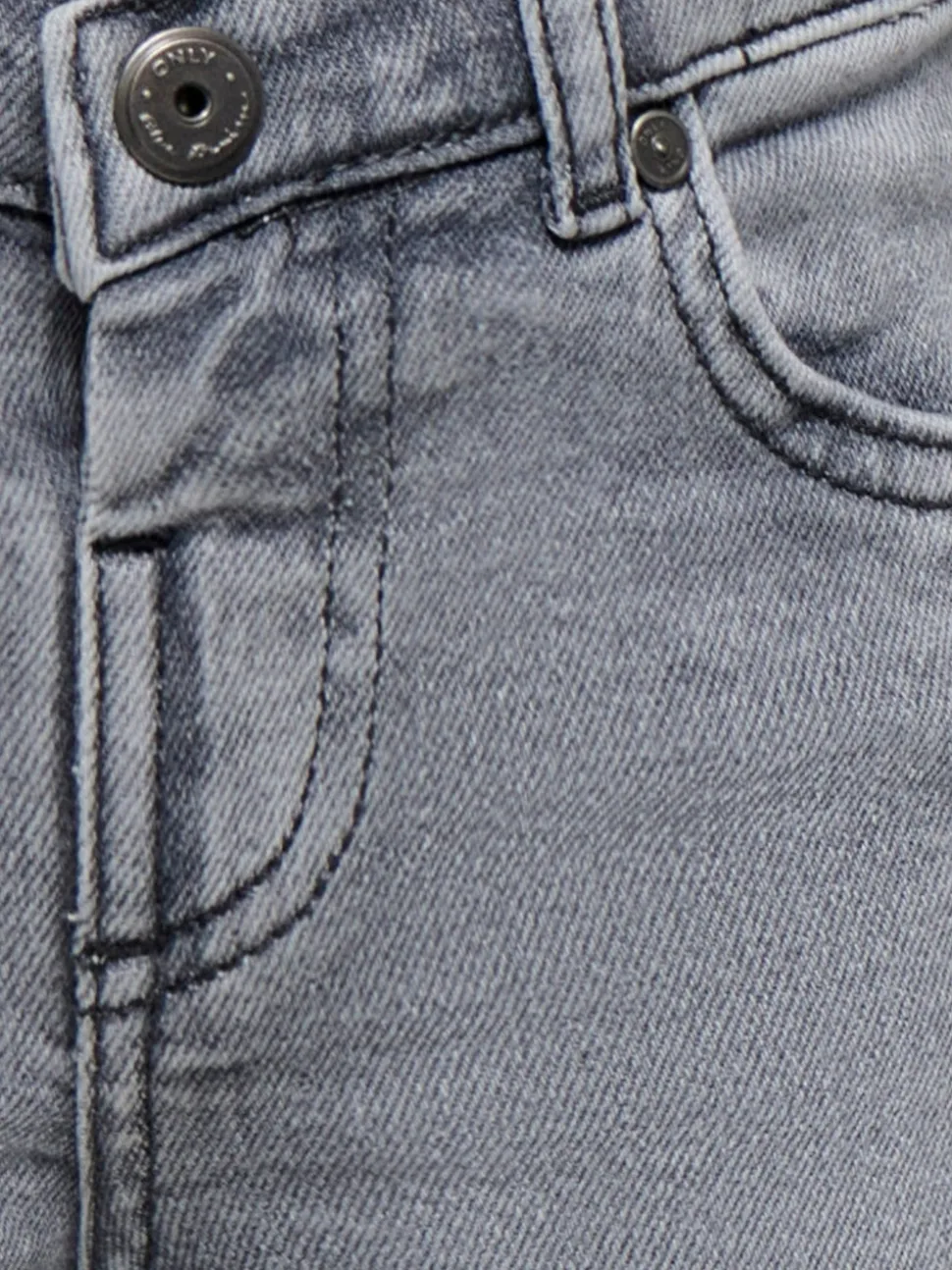 KMGJUICY Średnia talia Krój wide leg Jeans
