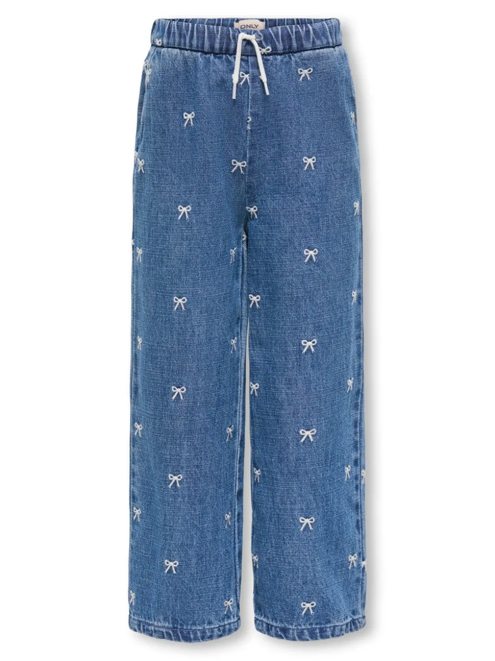 KMGPIERCE Szeroki krój - przycięty Do kostek Jeans