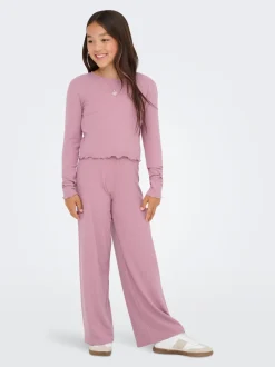 KOGALLY Krój wide leg Spodnie