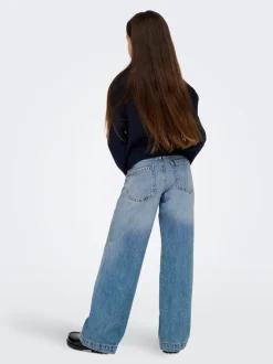 KOGBROOME Wysoka talia Krój wide leg Jeans