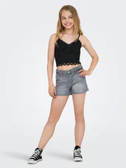KOGCOMET Krój wide leg Jeansowe szorty