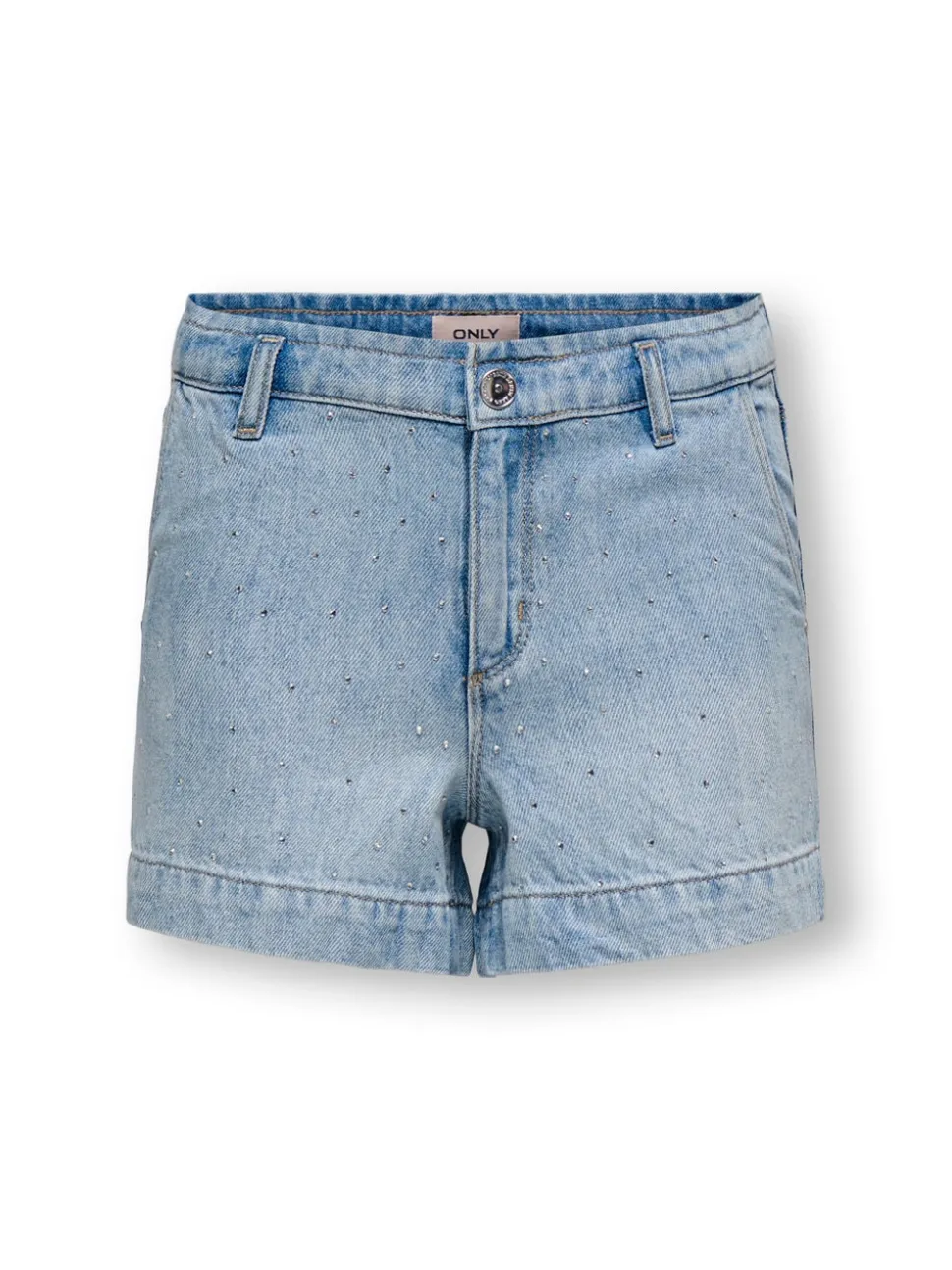 KOGCOMET Średnia talia Krój wide leg Jeansowe szorty