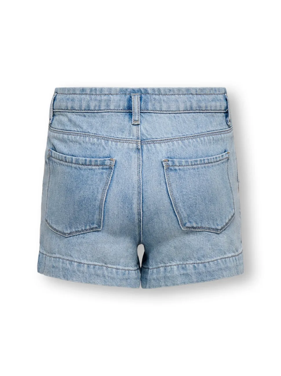 KOGCOMET Średnia talia Krój wide leg Jeansowe szorty
