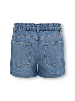 KOGCOMET Średnia talia Krój wide leg Jeansowe szorty