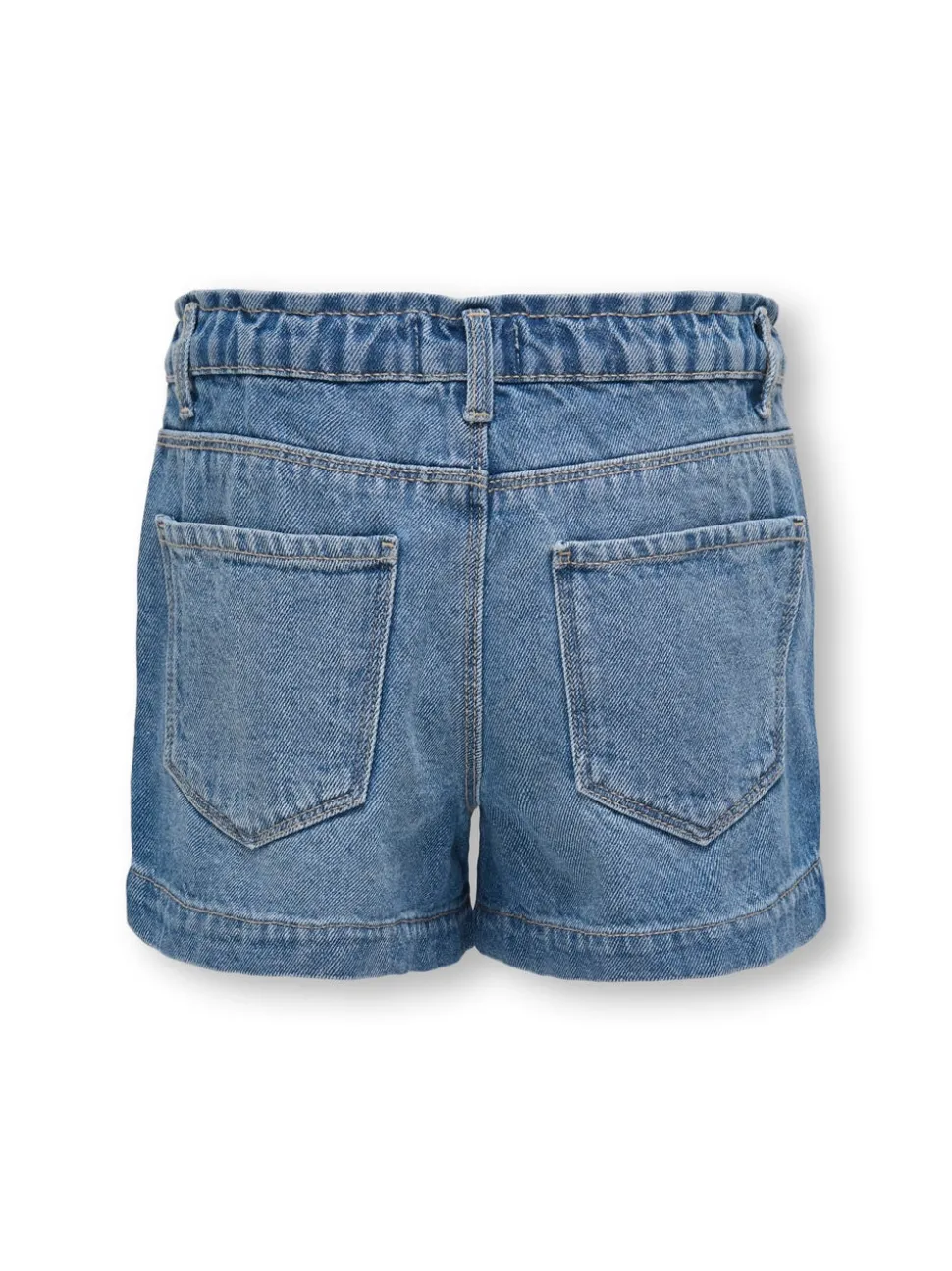 KOGCOMET Średnia talia Krój wide leg Jeansowe szorty