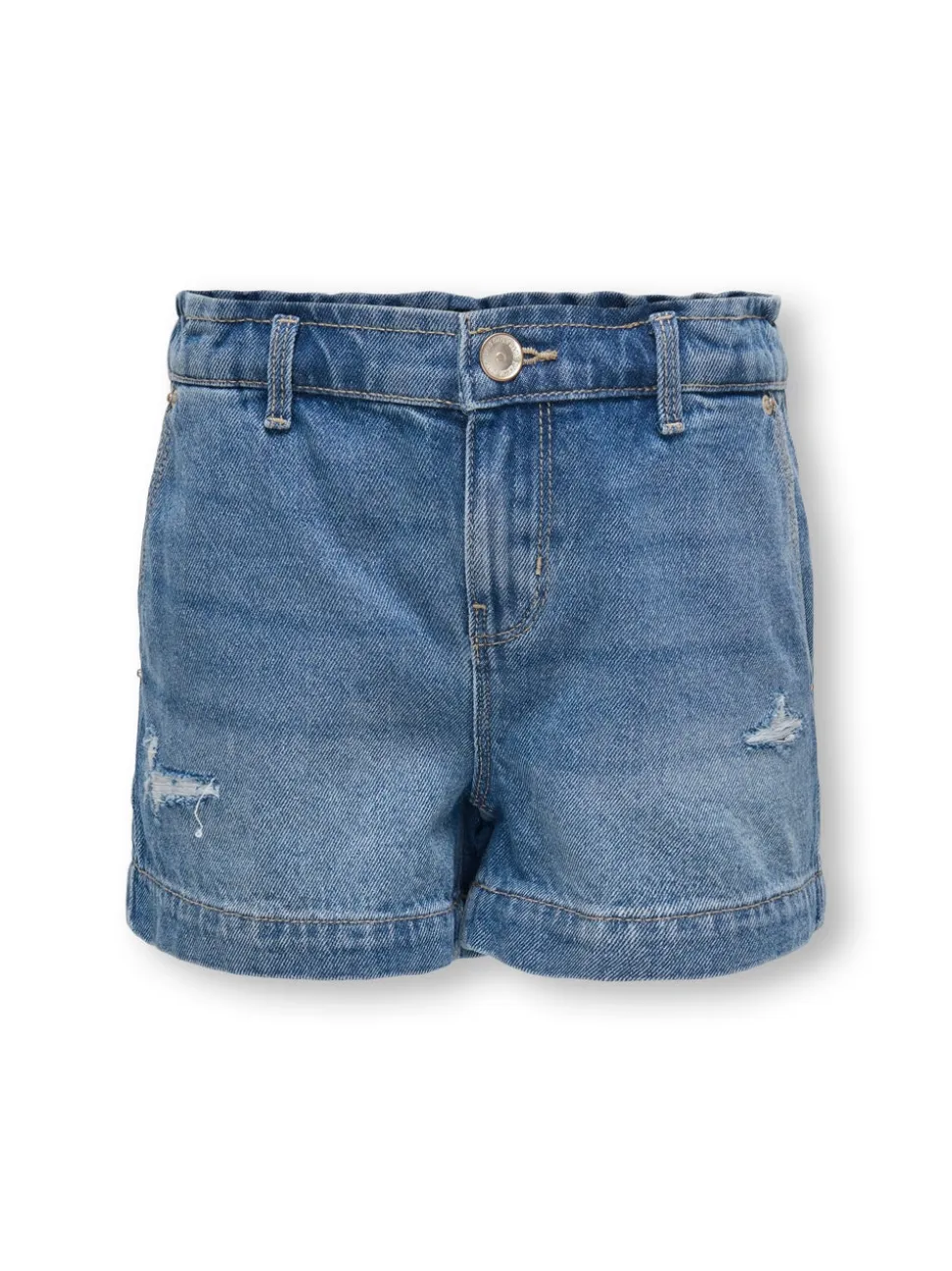 KOGCOMET Średnia talia Krój wide leg Jeansowe szorty