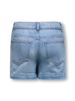 KOGCOMET Średnia talia Krój wide leg Jeansowe szorty