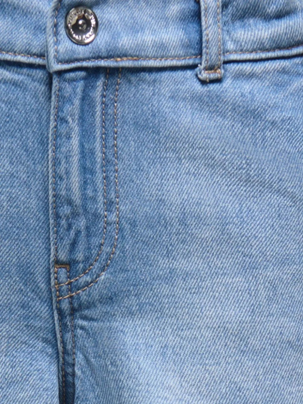 KOGCOMET Średnia talia Krój wide leg Jeansowe szorty