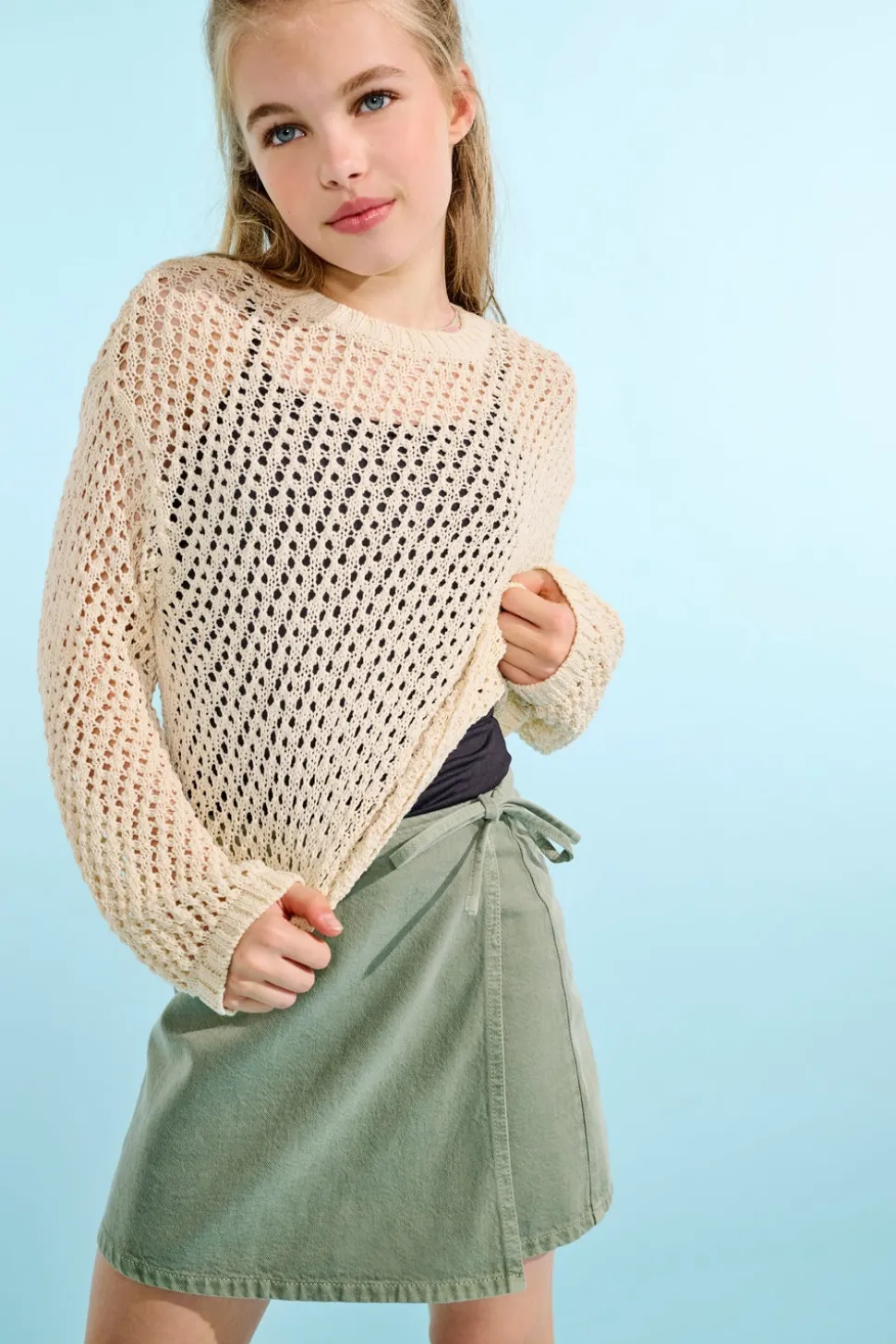 KOGDONNA Sweter wkładany przez głowę