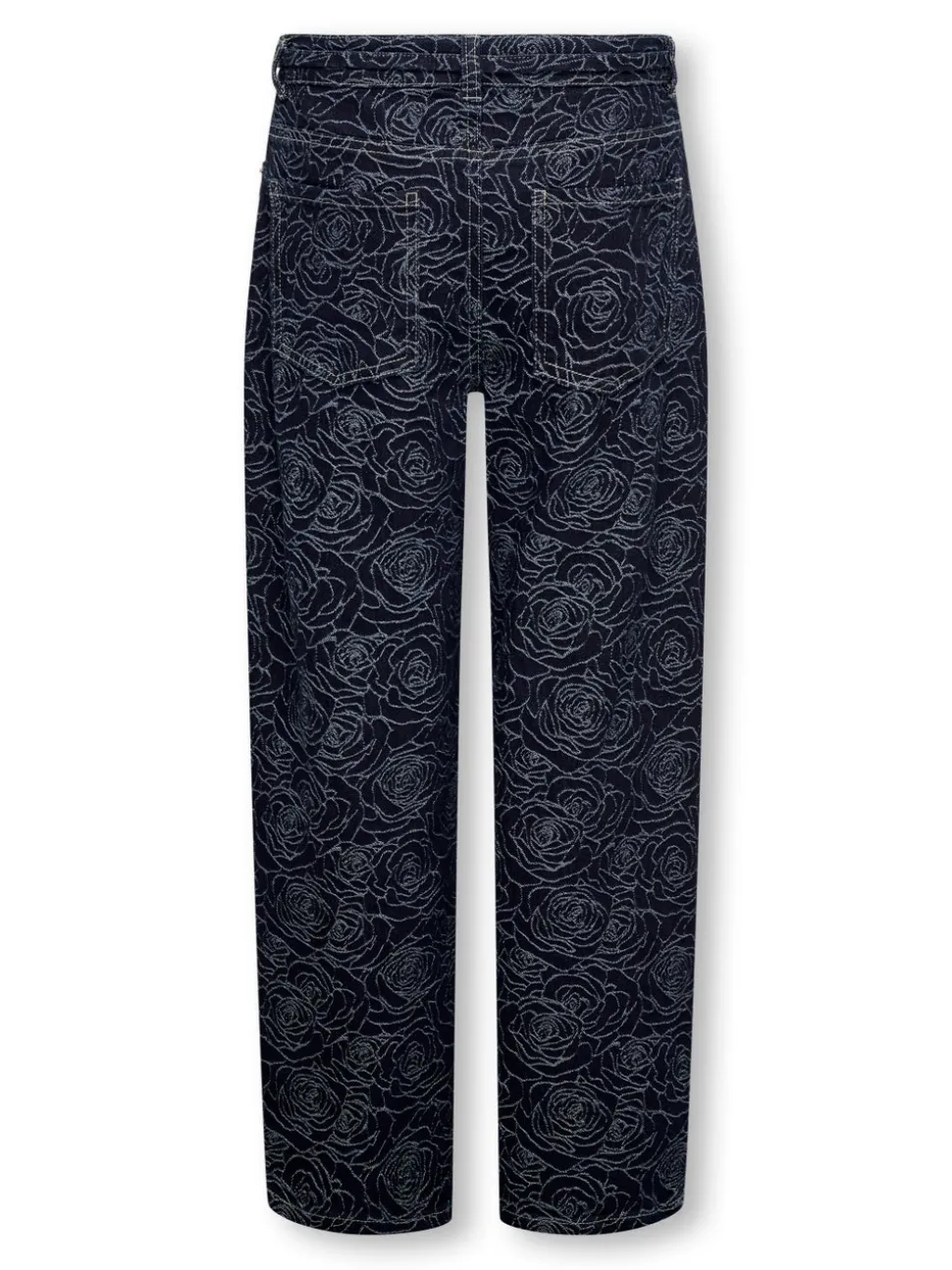 KOGGIANNA Średnia talia Krój prosty Do kostek Jeans