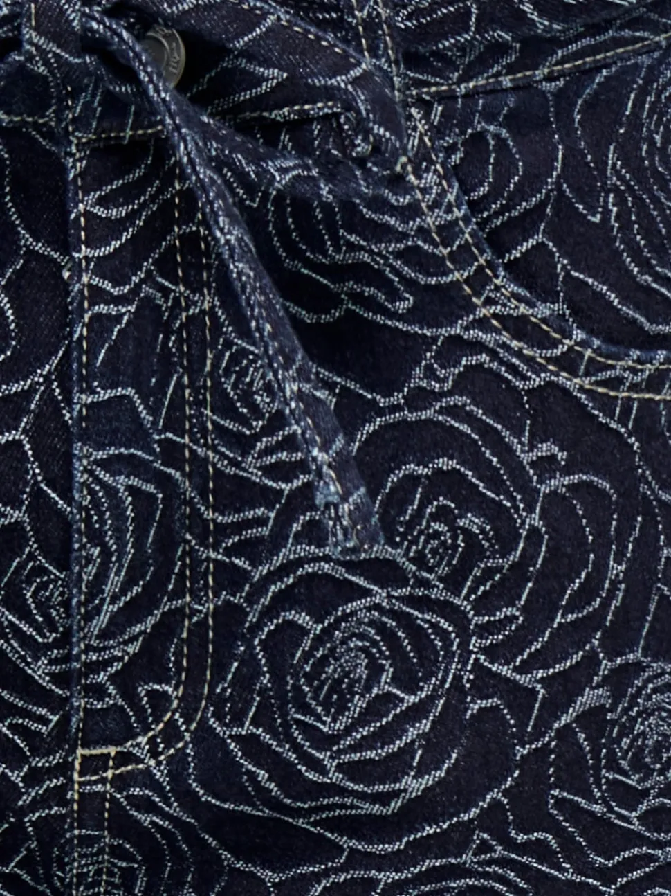 KOGGIANNA Średnia talia Krój prosty Do kostek Jeans