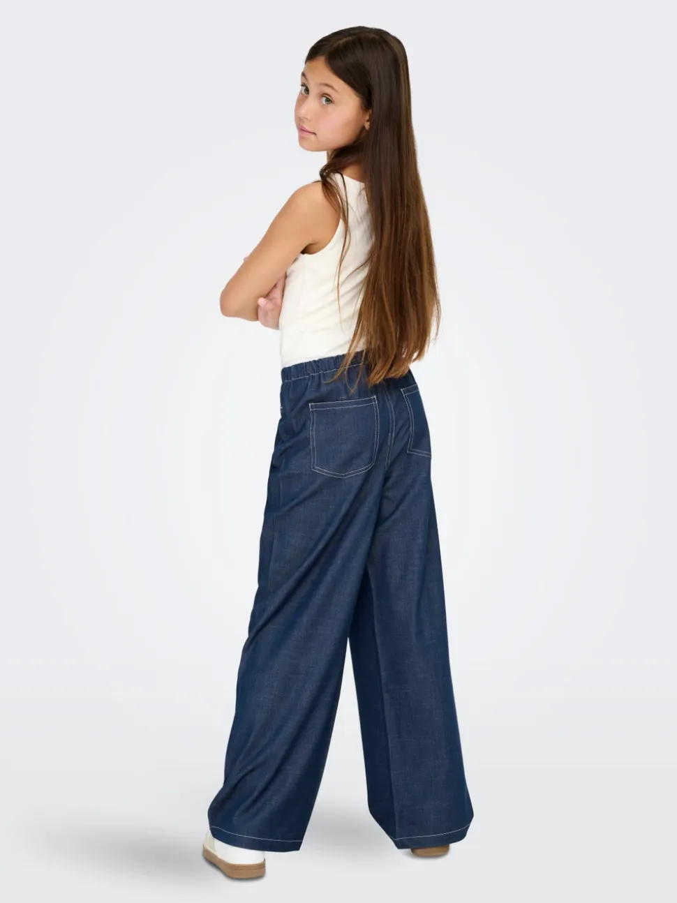 KOGJINA Krój wide leg Spodnie