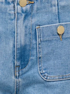 KOGMADELINE Wysoka talia Krój wide leg Jeans