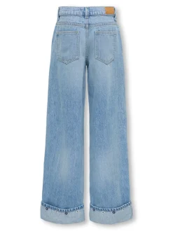 KOGMIMI Wysoka talia Krój wide leg Jeans