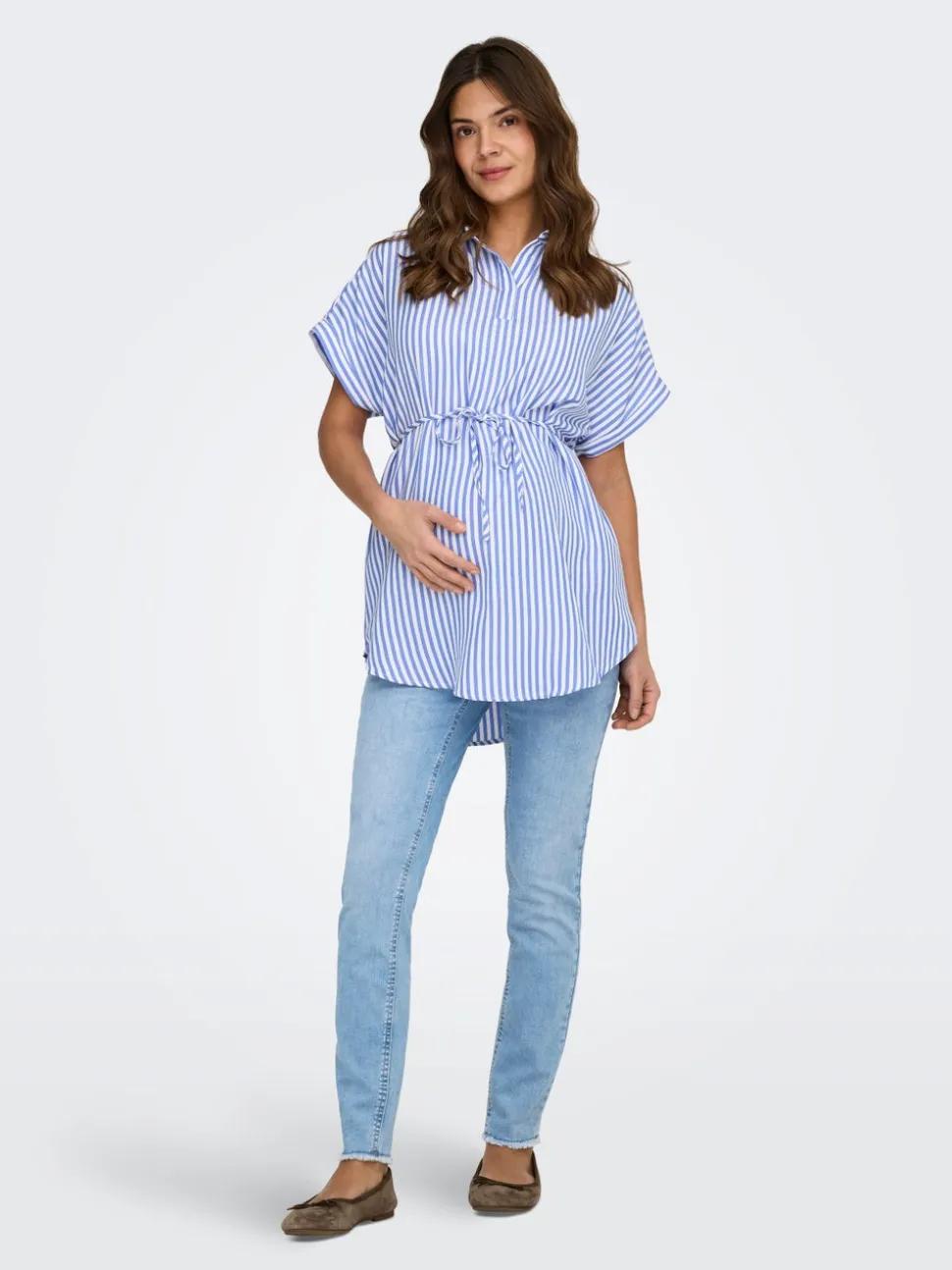 OLMBLUSH Krój skinny Do kostek Jeans