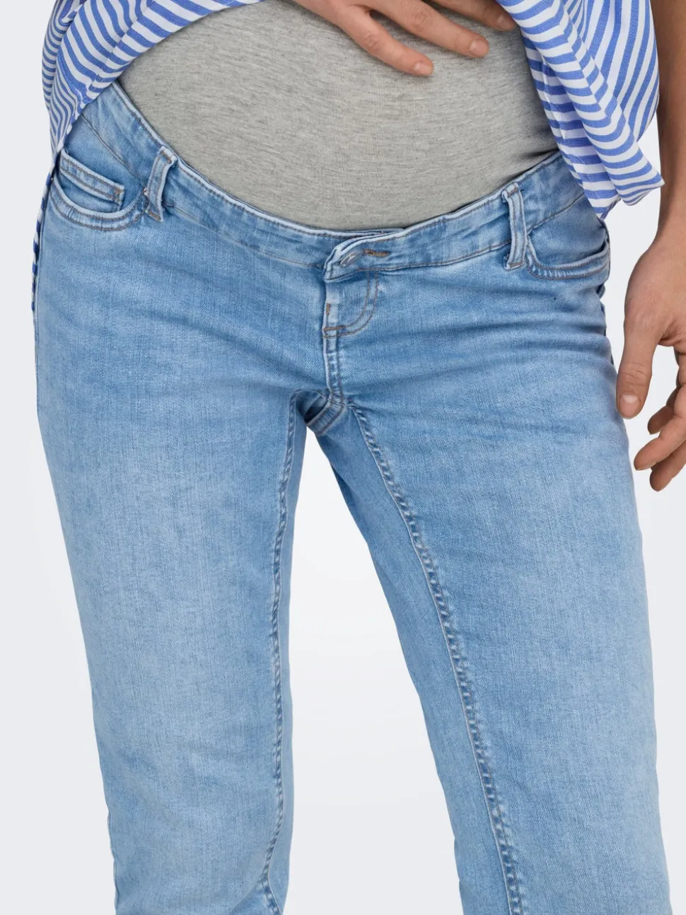 OLMBLUSH Krój skinny Do kostek Jeans