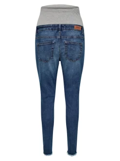OLMBLUSH Średnia talia Krój skinny Do kostek Jeans