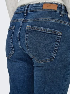 OLMBLUSH Średnia talia Krój skinny Do kostek Jeans