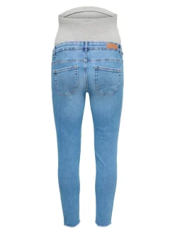 OLMBLUSH Średnia talia Krój skinny Do kostek Jeans