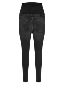 OLMBLUSH Średnia talia Krój skinny Do kostek Jeans