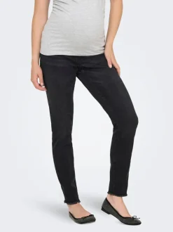 OLMBLUSH Średnia talia Krój skinny Do kostek Jeans