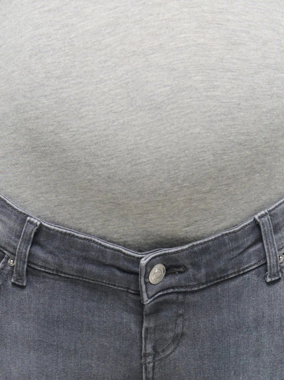 OLMBLUSH Średnia talia Krój skinny Do kostek Jeans