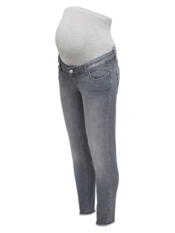 OLMBLUSH Średnia talia Krój skinny Do kostek Jeans