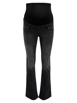 OLMBLUSH Średnia talia Krój flared Jeans